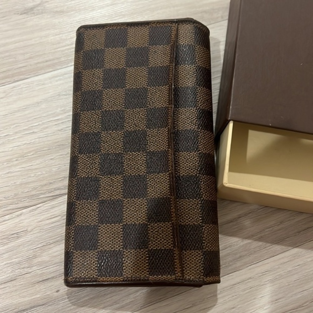 Louis Vuitton Damier Ebene vintage wallet‎ - Picture 8 of 11